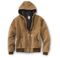 Carhartt Men's Quilted Flannel-Lined Active Jacket, Carhartt Brown, Carhartt® Brown Carhartt Coats, Winter Cowgirl, Carhartt Coat, Cowgirl Stuff, Carhartt Mens Jacket, College Fits, Man Quilt, Design Management