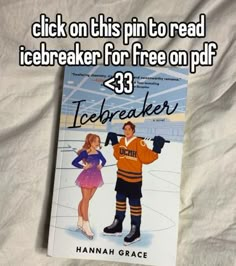 a book with the title icebreakerer on it and an image of two people standing next to each other