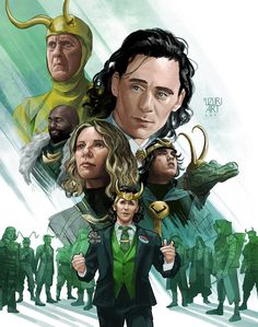 the green hornet movie poster with loki, loki and loki's head in his hands