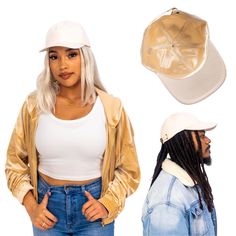 Protect your hair on the go with this classic beige satin lined baseball cap. Our baseball caps are available in 3 sizes to fit average size heads, larger heads, locs, and more! Finally wear a baseball cap that fits your head and protects your hair. Details: Entire interior of the hat is satin lined including the sweatband to protect your edges.  High quality satin lining retains hair's moisture, prevents your hair from breakage, frizz, tangles, and drying out. Vegan and cruelty free. Color : Beige Material: Exterior - Cotton ; Interior - Stretch Charmeuse Satin Hats For Small Heads, Baseball Hats For Women, Red Bucket Hat, Blue Bucket Hat, Hair Details, Black Bucket Hat, Moisturize Hair, Protective Hairstyles, Baseball Caps