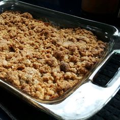 Awesome Apple Crisp 9x13 Apple Crisp Recipe, Apple Crisp Recipe With Oats, Recipe With Oats, Apple Crisp Recipe Healthy, Microwave Apples, Oatmeal Crisp, Healthy Apple Crisp, Apple Crisp Recipe