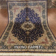 Blue Hand Knotted Silk Carpet Hand Knitted Silk Rug for Sale  Materials: Silk Technology: Hand Knotted   Design: Flower, Birds, four season, and hunting  Fit for: bedroom, living room, dining area, hallway, porch, office etc. … Email: alice@yilongcarpet.com   WhatsApp/Tel/Wechat: +86 156 3892 7921   #persiansilkrug #handmadesilkrug #orientalrugshandknotted Porch Office, Hunting Design, Christian Prayers, Silk Carpet, Tabriz Rug, Design Flower, Four Season, Prayer Rug, Blue Hand