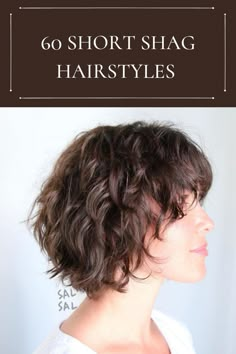 Bob Cut Curly Hair, Short Layered Curly Hair, Shaggy Layers, Shag Hair, Layered Curly Hair, Short Shag Haircuts