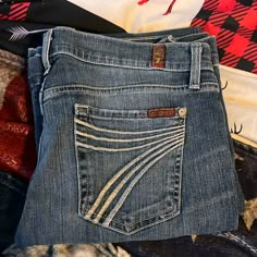 Only Selling Because They Are Too Big For Me Size Is 29 They Are A Little Rough At The Bottoms 7s Jeans, Seven For All Mankind Jeans, Tj Max, Random Clothes, Seven Jeans, 2024 Halloween, Western Clothing, 7 Jeans, 7 For All Mankind Jeans