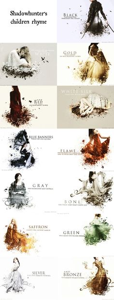 shadow hunters childrens rhyme Immortal Instruments, Cassie Clare, Round Robin, Rhymes For Kids, City Of Bones