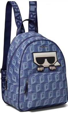 100% Man Made Imported Original  Exude confidence: Flaunt this backpak for women made to pair with any style; the perfect backpack for any occasion from vacation to everyday wear Trendy Blue Leather Backpack For Everyday, Trendy Blue Leather Everyday Backpack, Designer Blue Backpack For Everyday Use, Trendy Blue Leather School Backpack, Trendy Blue Backpack, Designer Blue Backpack For Daily Use, Trendy Blue Leather Backpack For Daily Use, Blue Leather Backpack For Travel, Trendy Blue Leather Backpack