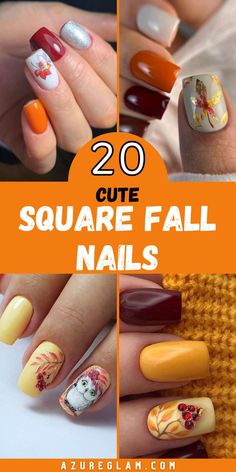 Embrace the season with 20 stunning square fall nails ideas for 2024, offering a range of designs from short acrylic to long, elegant nails. Whether you’re looking for natural nails or something more dramatic, these ideas include medium French tips, bold nail art, and rich brown tones. Perfect for showcasing your fall style, these square shapes are versatile enough to complement any outfit, making them a must-try for the season. Square Nail Designs Fall 2024, Fall Nail Designs 2024 Square, Short Acrylic Nails Ideas Square, Fall Season Nails Square, Fall Square Nail Designs, Two Tone French Nails, Nails For Fall 2024, Fall Nails Short Square, Fall Nail Designs 2024