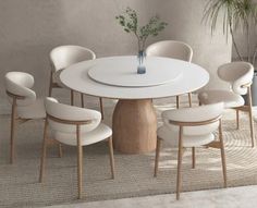 Colour Furniture, Color Furniture, Dining Table Chair, Round Dining Set, Nate Berkus, Kitchen Dining Sets, Table Chair, Table Seating, Design Minimalista