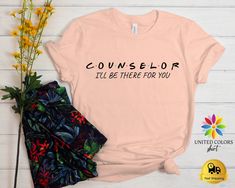 Counselor Shirt, School Counselor T-Shirt, Gift For Counselor, School Counseling Therapist, Funny Counselor Shirts, First Day of School United Colors Shirt 👉 https://www.etsy.com/shop/UnitedColorsShirt Our shirts are soft, comfortable and stylish and they are perfect for all types of activities and parties. Also, we can create a custom design what you imagine for the special occasions. Our main goal is customer's happiness and satisfaction. 👉 All T-Shirts belong to well-known brands which is h High School Counselor Tshirt, Therapist Outfit, Therapist Funny, High School Counselor, Counseling Kids, Pizza Shirt, School Counselor