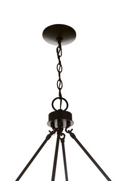 a black chandelier hanging from the ceiling