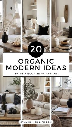 the top 20 organic modern ideas for home decor