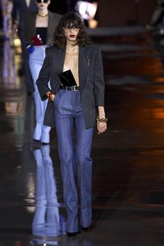 Spring 2022 Fashion, 2022 Fashion Trends, Glam Punk, Moda Denim, Fashion D, Paris Mode, Double Denim, Europe Fashion, Fashion Week Runway