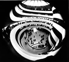 black and white photograph of an auditorium