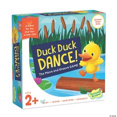 Get moving and grooving with this fun dancing game for toddlers! Duck Duck Dance! is simple and sweet, with 4 large dice featuring 8 different easy dance ... Easy Dance Moves, Duck Dance, Preschool Board Games, Game For Toddlers, Preschool Boards, Easy Dance, Dance Games, Silly Games, Duck Duck