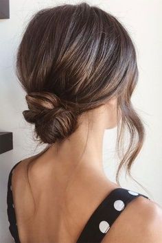 Guest Hair, Trendy Hairstyle, Bun Hairstyle, Low Bun