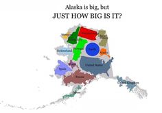 alaska is big, but just how big is it? and many more maps are available