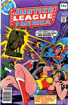 the cover to justice league america