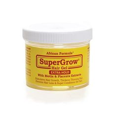 Show details for SuperGrow Hair Gel: Extra Hold - 4 oz.