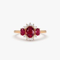 Green Engagement Rings, Ruby Ring Vintage, Ruby Wedding Rings, Ruby Ring Gold, Measure Ring Size, Ruby Wedding, Local Jewelry, Ruby Jewelry, Vintage Jewels