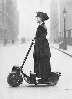 a woman is standing on a scooter with the caption i haven't been everywhere, but it's on my list