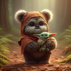 Baby Star Wars Characters, Animals Wearing Clothes, Star Wars Background, Star Wars Halloween, Star Wars Love, Cartoon Character Pictures, Infusible Ink