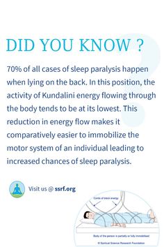 What is Sleep Paralysis and what is the solution to overcome it? Spiritual Science, What Is Sleep, Science Research, Spiritual Healing, In Nature, Foundation, Sleep, Healing, Science