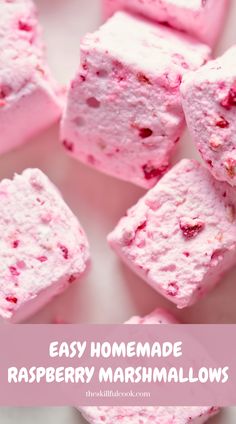 Raspberry marshmallows – perfect fall and winter dessert treats.Red Velvet Cheesecake Brownies,Homemade Marshmallow Recipe,Peppermint Marshmallows
Red Velvet Cheesecake,Recipes With Marshmallows
Raspberry Syrup,Homemade Marshmallows Raspberry Marshmallows, Marshmallow Recipe, Flavored Marshmallows, How To Make Marshmallows, Raspberry Cookies, Freeze Dried Raspberries, Hot Chocolate Marshmallows, Dried Raspberries, Freeze Dried Fruit