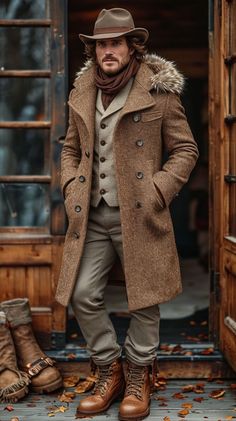 Mens Winter Outfits, Winter Outfit Guide, Outfits Guide, Winter Outfits 2024, Old Man Fashion, James Bond Style, Dapper Mens Fashion, Grandpa Style, Forest Style