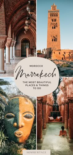 morocco marrakec the most beautiful places to visit