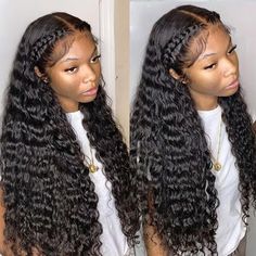 PRICES MAY VARY. Lace Front Wig Human Hair Material:13x4 Water Wave Lace Front Wig Human Hair, Natural Black Color 100% Unprocessed Brazilian Virgin Human Hair Wigs For Black Women Pre-plucked Hairline, Cut From Healthy Young Girl Head Directly. Lace Front Wig Human Hair Quality:180% Density Lace Front Wigs With Human Hair Pre-plucked Hairline, No Shedding and Tangling, No Strange Smell, True Length. Can Be Dyed, Bleached, Premed, Straightened and Restyled. No Animal Hair/fiber/synthetic Mixed, Baby Hair Brush, Hair Patterns, Hair Knot, Deep Wave Hairstyles, Lace Closure Wig, Lace Hair, Frontal Wig, Brazilian Human Hair, Black Natural Hairstyles