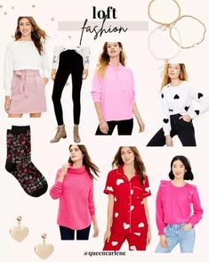 My favorite Valentine's Day LOFT favorites fashion finds that are mid sized, curvy girl friendly! Curated by blogger Queen Carlene. Follow for more LOFT finds, best LOFT finds, LOFT must-haves, affordable LOFT finds, LOFT wants, LOFT fashion, LOFT outfits, and LOFT fashion guides. Mid Size Outfit Ideas, Mid Size Outfits