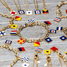 Nautical Letters, Nautical Flag, Initial S, Signal Flags, Monogram Outfit, Nautical Bracelet, Nautical Flags, Sunglasses Strap, Slap Bracelets