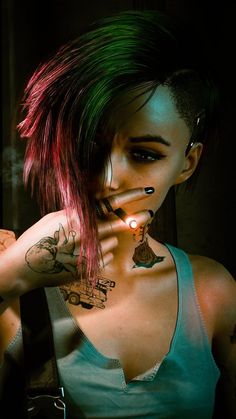 Cuber Punk, Cyborgs Art, Vaporwave Wallpaper, Cyberpunk Girl, Cyberpunk Character