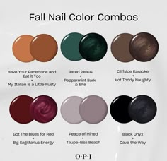 Opi Holiday Nails, Flair Nails, Fall Floral Nails, Nails Ideas Fall, Nails Short Fall, Melanin Makeup, Fall Toe Nails, Opi Gel Nails, 2023 Nail