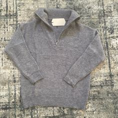 Half Zip Long-Sleeve Sweater Soft & Cozy Sweater Color: Grey Shown In Size Small Material: 40% Acrylic, 30% Polyester, 30% Nylon Half Zip Sweater, Sweater Grey, Half Zip Sweaters, Cozy Sweater, Zip Sweater, Cozy Sweaters, Sleeve Sweater, Half Zip, Grey Sweater