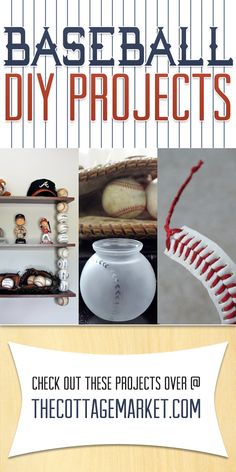 the baseball diy project is featured in this article