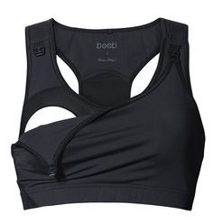 a women's sports bra top in black