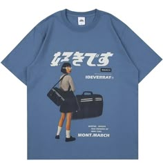 "Harajuku Streetwear - Harajuku Style Oversized "Look Back" Tee - High Quality Japanese Streetwear Y2k Tshirt, Japanese Tshirt, Harajuku Girls, Streetwear Essentials, Streetwear Mode, Japanese Kanji, Summer Streetwear, Style Hip Hop, Shirt Girl