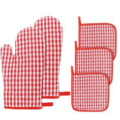 PRICES MAY VARY. This unique accessory set comes with 2 oven mitts (6 X 12in) and 3 pot holders (7.8 X 7.8in) Made of pure cotton, soft quilted cotton lining making it flexible and comfortable for use Oven mitts offers full protection for your hand and wrist when handling hot items; Potholders makes effectively protection for the table counter surface from heat and scratching Designed with a loop for easy hanging; Easy to clean, machine washable cold water dryer safe, tumble dry low. Perfect add Christmas Kitchen Decorating Ideas, Oven Mitts And Pot Holders, Kitchen Decorating Ideas, Fresh Christmas Trees, Diy Christmas Decorations Easy, Office Christmas Decorations, Kitchen Decorating, Christmas Decorations For The Home, Oven Mitts