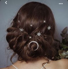 Beautiful Wedding Hair, Crystal Hair Accessories, Highlights Hair, Trendy Wedding Hairstyles, Wedding Hair Clips, Star Hair, Braided Hairstyles For Wedding, Crystal Hair, Trendy Wedding