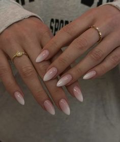 Demure Nails, Sheer Nails, Gel Overlay, Easy Nails, Nails Today, Simple Nails, Stylish Nails, Nails Inspiration, Pretty Nails