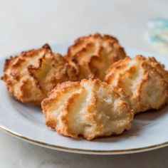 some food is on a white plate and ready to be eaten