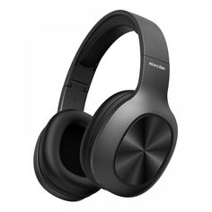 the headphones are black and have bluetooths on them, with an extra - large