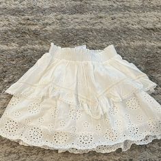 Katie J Skirt Cute White Skirted Skort, Cute Summer Mini Skirt, Cute White Tiered Skirt, Cute White Cotton Skirt, Summer Tiered Mini Skirt, Cute White Lined Skort, White Eyelet Crib Skirt, White Eyelet, Kids Bottoms