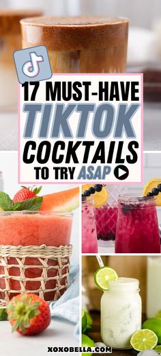 the top ten must have tiktok cocktails to try asap