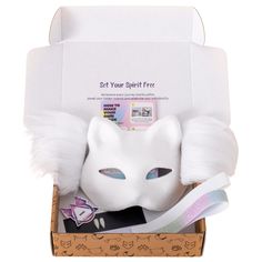 PRICES MAY VARY. 95% Polyester, 5% Spandex 【Highest Quality Cat Mask Set All in One】: as passionate mask enthusiasts, we found most masks lacking in quality, design, and comfort. So, we developed this all-in-one mask set, including high-quality, hand-pre-felted masks and accessories that blend design and comfort. These masks are perfect for artists seeking a surface ready for painting and decorating, showcasing their work beautifully. 【Pre-felted by Hand】: our therian cat masks start with a ligh Therian Cat Mask, Therian Cat, Cat Masks, Fuzzy Fabric, Cat Mask, Christmas List, Things To Buy, Decorative Painting