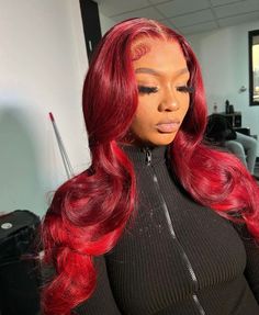 Colourful Wigs, Body Wave Lace Front Wig, Color Wigs, Wave Lace Front Wig, Wig Ideas, Wavy Wigs, Hair Body Wave, Summer Hair Color For Brunettes