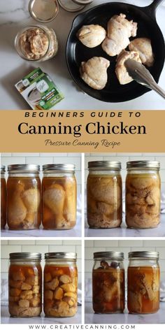 the beginner's guide to canning chicken