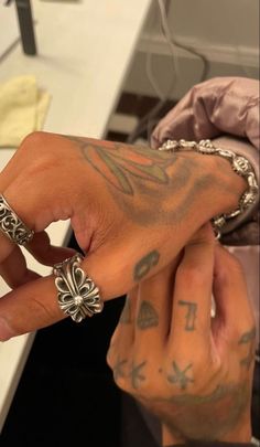 Frugal Aesthetic, Jewelry Boys, Mens Y2k, Hand Tats, Aesthetic Men, Boy Tattoos