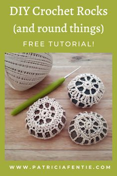 crochet rocks and round things free pattern